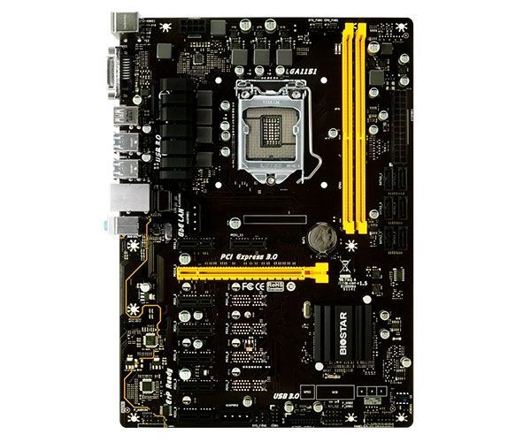 Placa Mae Biostar TB250-BTC+ DDR4 Socket LGA1151 Chipset Intel B250