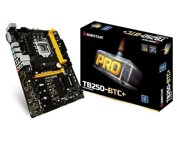 Placa Mae Biostar TB250-BTC+ LGA 1151, Chipset Intel B250 | Pichau