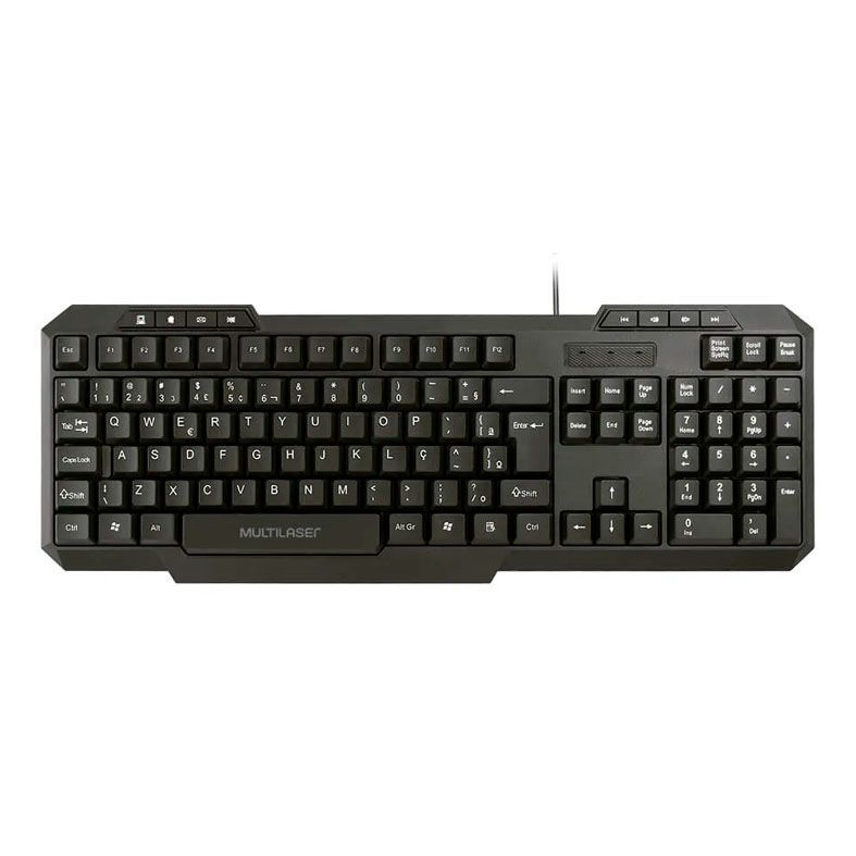 Teclado Multimidia Multi USB, TC206