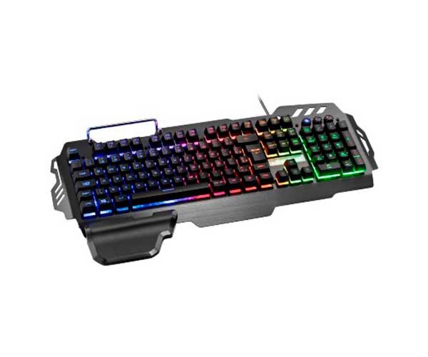 Teclado Multi Gamer Warrior Semi Mecânico com LED, TC210