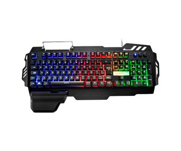 Teclado Multi Gamer Warrior Semi Mecânico com LED, TC210