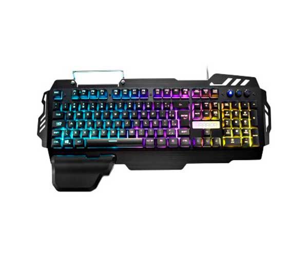 Teclado Multi Gamer Warrior Semi Mecânico com LED, TC210