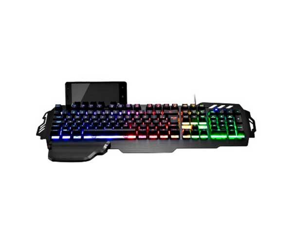 Teclado Multi Gamer Warrior Semi Mecânico com LED, TC210
