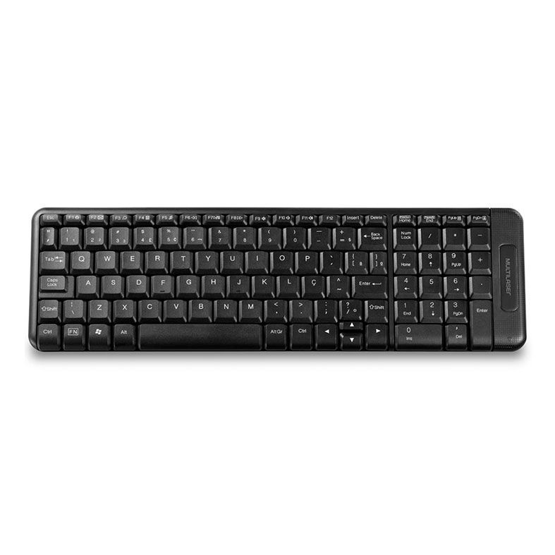 Teclado Compacto Multi Wireless Preto, TC214