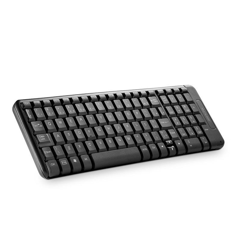 Teclado Compacto Multi Wireless Preto, TC214
