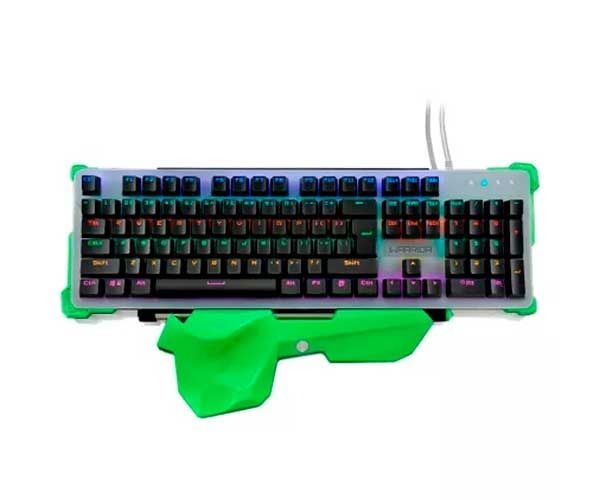 Teclado Mecânico Multi Warrior LED RGB Switch Azul, TC216