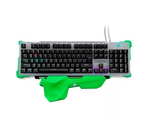 Teclado Mecânico Multi Warrior LED RGB Switch Azul, TC216