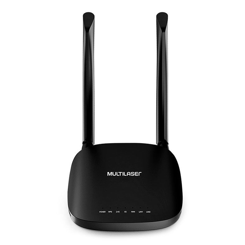 Roteador Multi 1200Mbps 2/5Hz 2 antenas de 5dBi, RE185