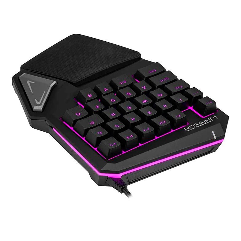 Teclado Gamer Multi Warrior Drugi One-Hand Semi-Mecanico, TC238