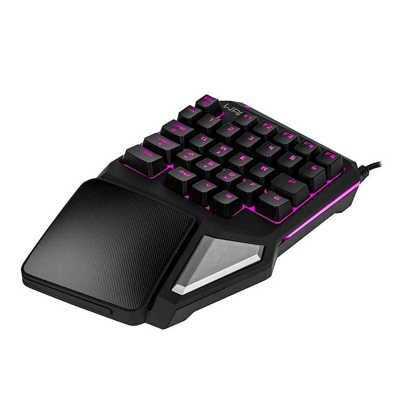Teclado Gamer Multi Warrior Drugi One-Hand Semi-Mecanico, TC238