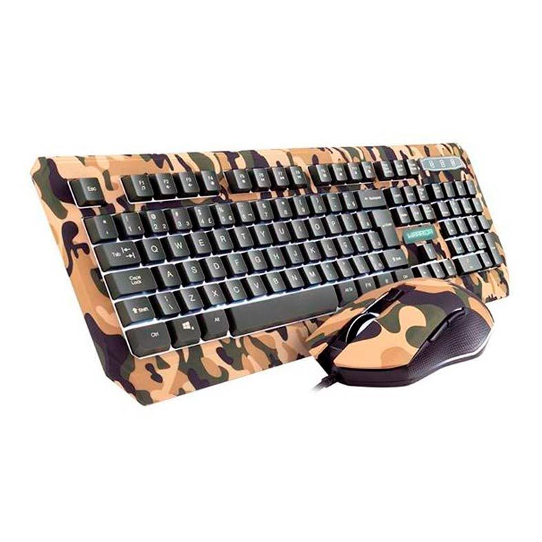 Kit Teclado e Mouse Gamer Multi Warrior Kyler Led Branco, TC249