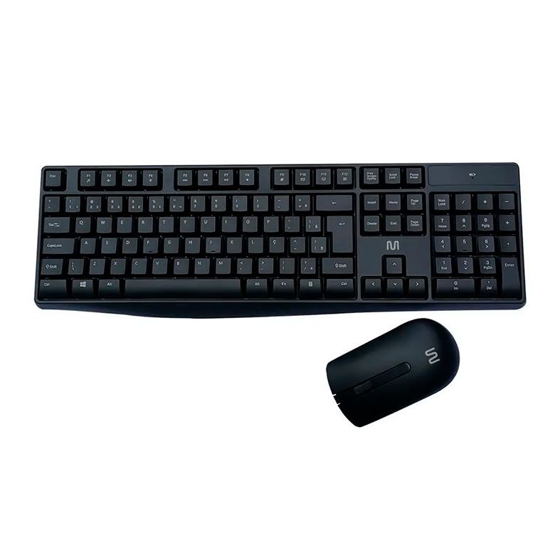 Kit Teclado e Mouse Sem Fio Multi CS100, Preto, TC270