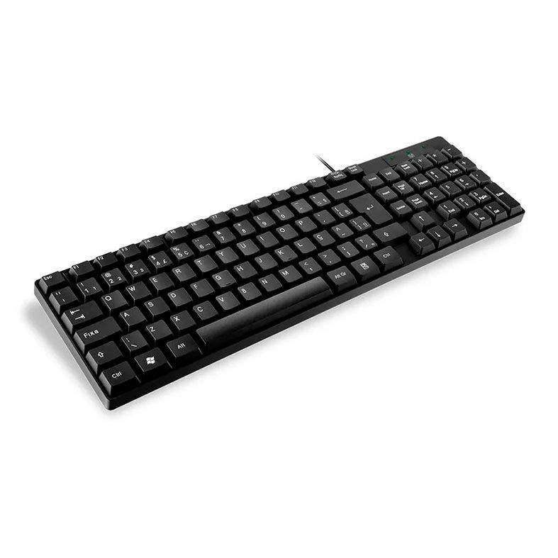 Teclado Compacto Multi, PS2, Preto, TC298
