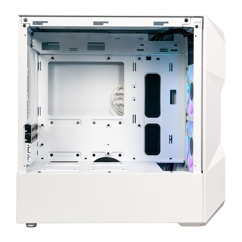 Gabinete Cooler Master Masterbox TD300 Mesh, ARGB, Mini-Tower, Lateral de Vidro, Branco, TD300-WGNN-S00