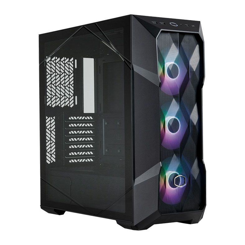 Gabinete Cooler Master Masterbox TD500 Mesh V2, ARGB, Lateral de Vidro, Com 3 Fans, Preto, TD500V2-KGNN-S00