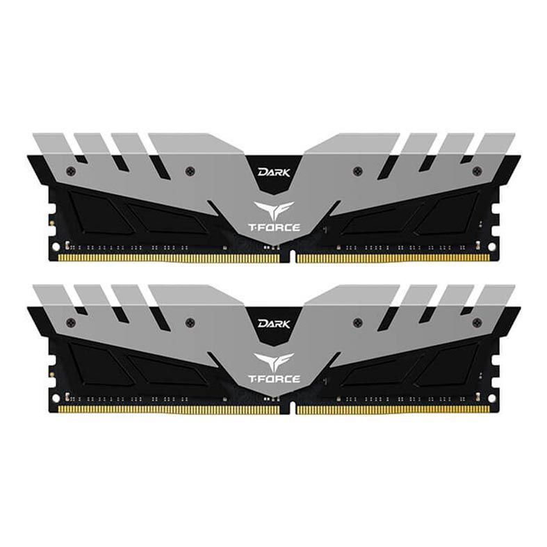 Memoria Team Group T-Force Dark 16GB (2x8) 2400MHz DDR4 Cinza, TDGED416G2400HC14DC1