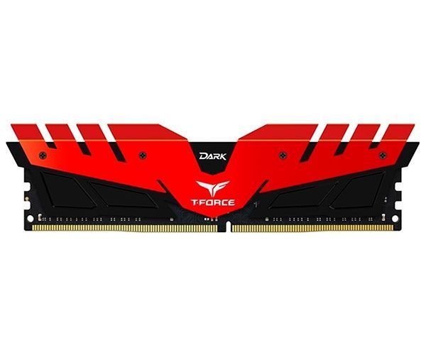 Memoria Team Group T-Force Dark 16GB (2x8) 3000MHz DDR4 Vermelho, TDRED416G3000HC16CDC01