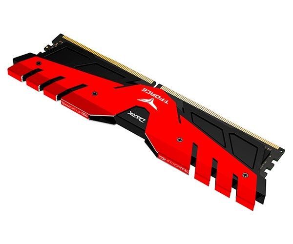 Memoria Team Group T-Force Dark 16GB (2x8) 3000MHz DDR4 Vermelho, TDRED416G3000HC16CDC01