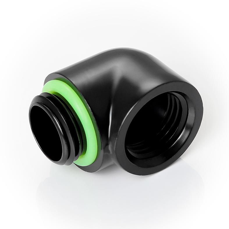 Conexao Barrow 90º Macho-Femea Preto, TDWT90-B01-PRETO