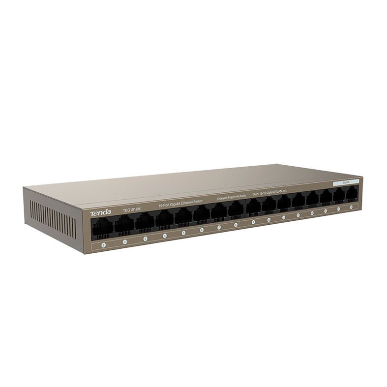 Switch Tenda TEG1016M, 16 Portas, 10/100/1000Mbps, TENDA-TEG1016M