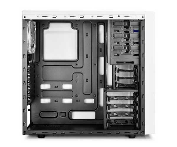 Gabinete DeepCool Tesseract SW Branco com janela, TESSERACT SW-WH