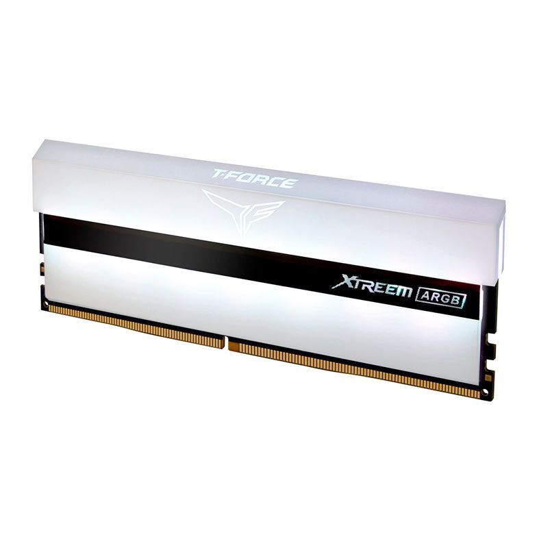 Memoria Team Group T-Force Xtreem, ARGB, 16GB (2x8GB), DDR4, 3600MHz, C14, Branco, TF13D416G3600HC14CDC01