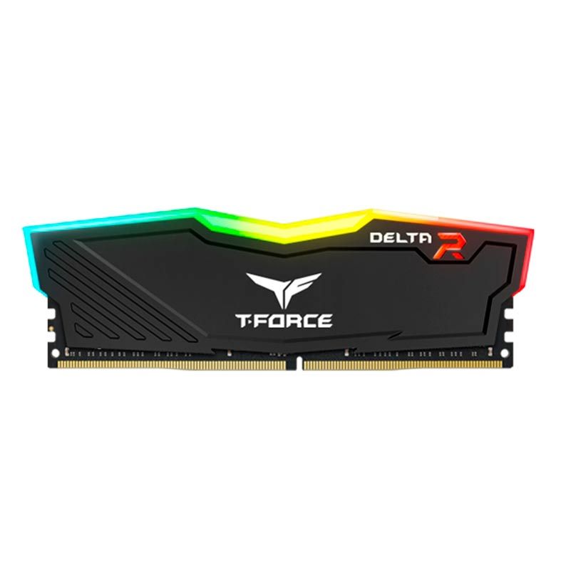 Memoria Team Group T-Force Delta RGB 16GB (1x16) DDR4 2666MHz Preta, TF3D416G2666HC15B01