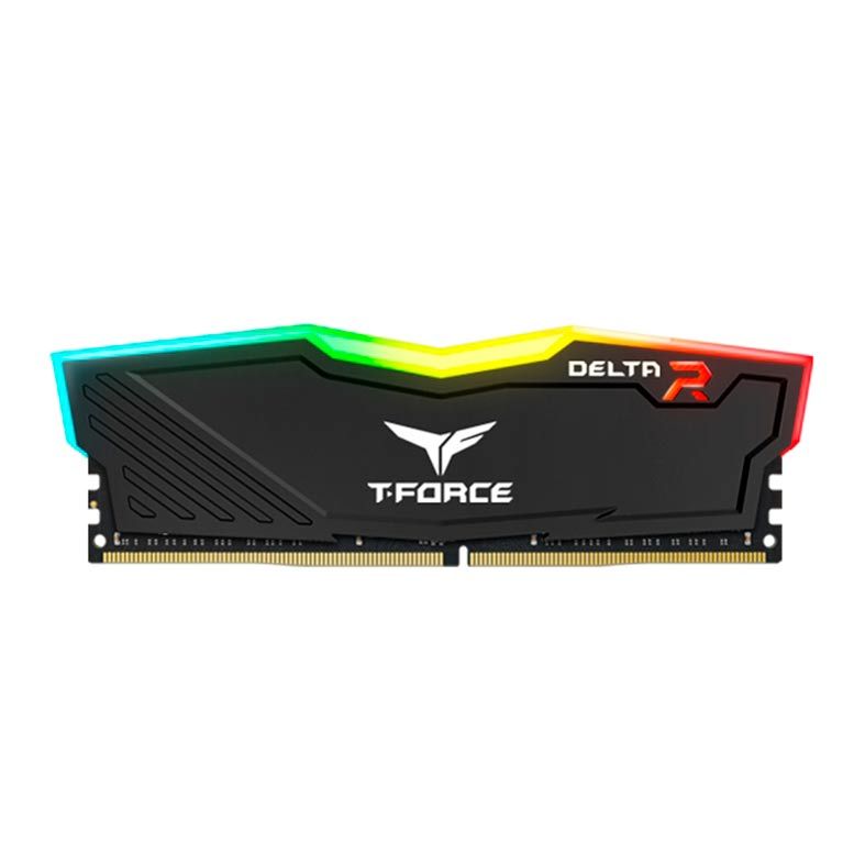 Memoria Team Group T-Force Delta RGB, 16GB (1x16GB), DDR4, 3200Mhz, C16, Preta, TF3D416G3200HC16F01