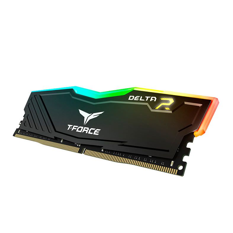 Memoria Team Group T-Force Delta, RGB, 16GB (2x8GB), DDR4, 3600MHz, C18, Preto, TF3D416G3600HC18JDC01