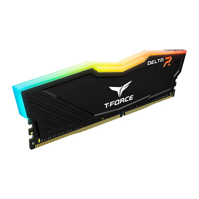 Memoria Team Group T-Force Delta, RGB, 16GB (2x8GB), DDR4, 3600MHz, C18, Preto, TF3D416G3600HC18JDC01