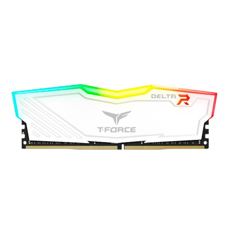 Memoria Team Group T-Force Delta RGB 4GB (1x4) DDR4 2666MHz Branca, TF4D44G2666HC15B01