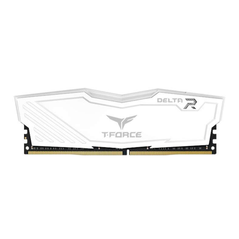 Memoria Team Group T-Force Delta RGB, 8GB (1x8GB), DDR4, 3600MHz, C18, Branco, TF4D48G3600HC18J01