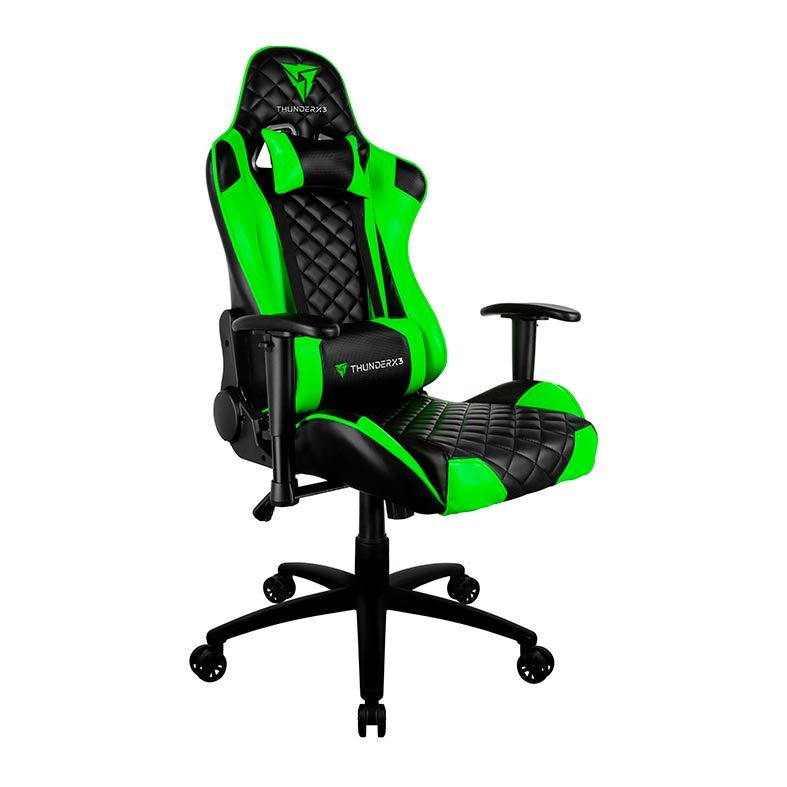 Cadeira Gamer Thunderx3 TGC12 Preto Com Verde, TGC12 PT/VD