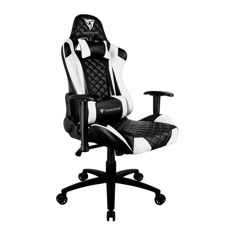 Cadeira Gamer ThunderX3 TGC12, Branca e Preto, TGC12-BR