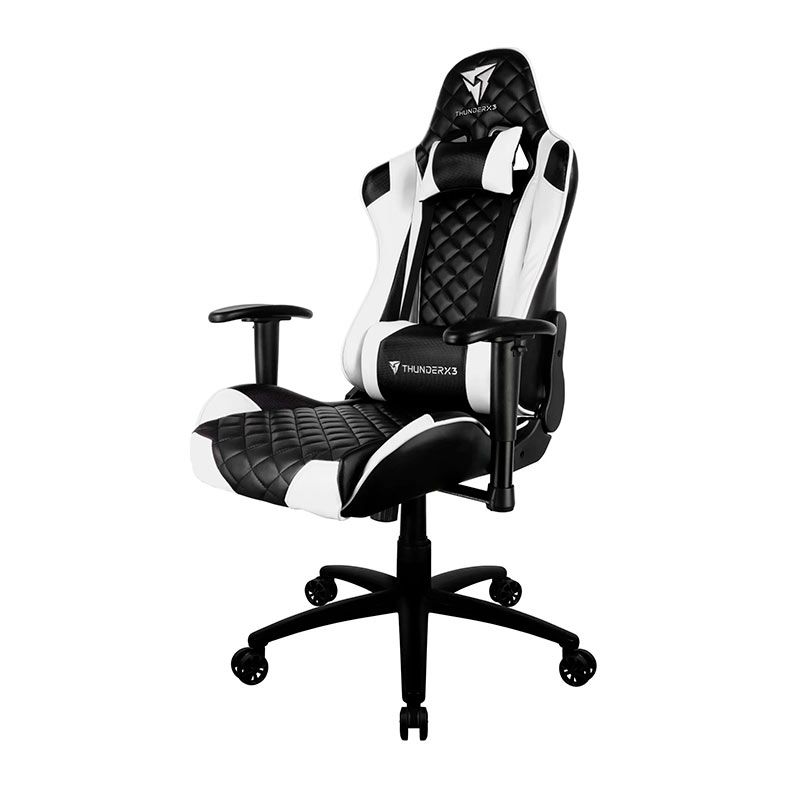 Cadeira Gamer ThunderX3 TGC12, Branca e Preto, TGC12-BR