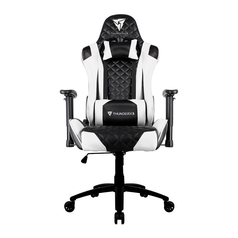 Cadeira Gamer ThunderX3 TGC12, Branca e Preto, TGC12-BR