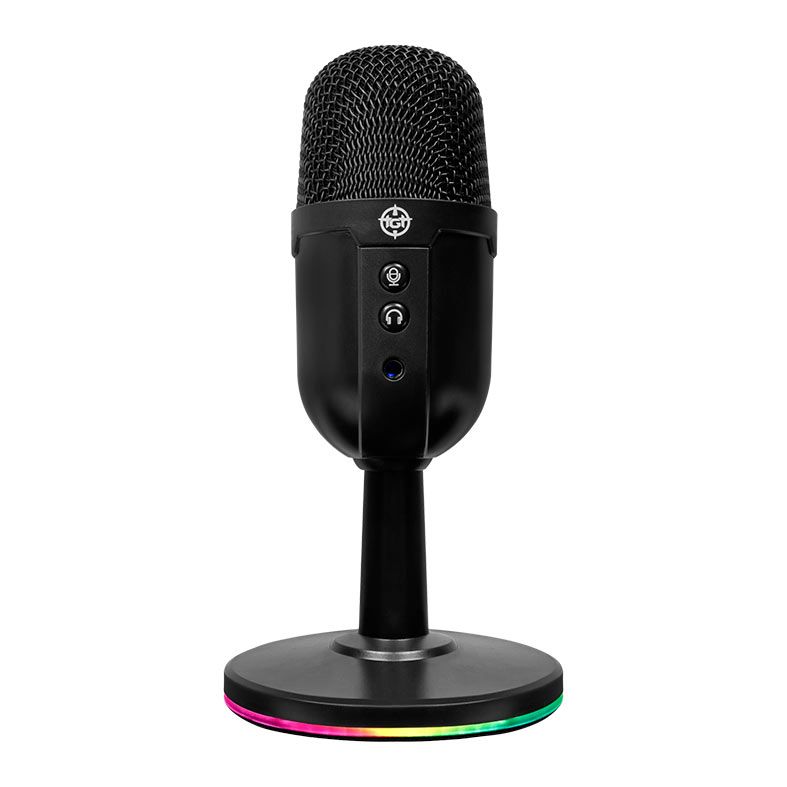OPENBOX Microfone TGT Anzer V3, Rainbow, USB, Preto, TGT-ANZRV-BL02