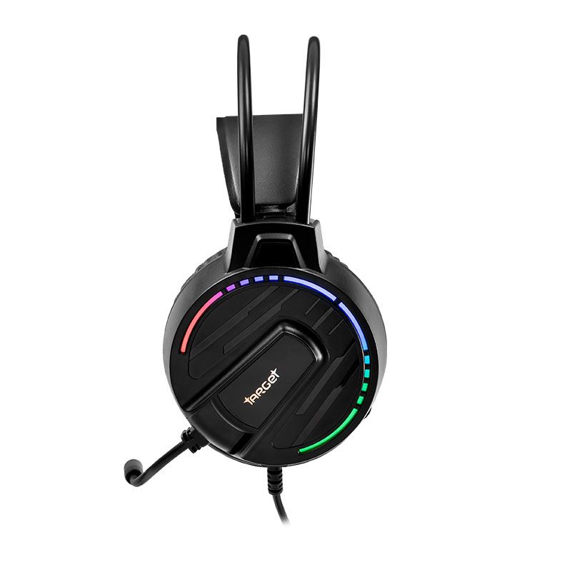 OPENBOX Headset Gamer TGT B33, Rainbow, Drivers 50mm, Preto, TGT-B33-RBW01