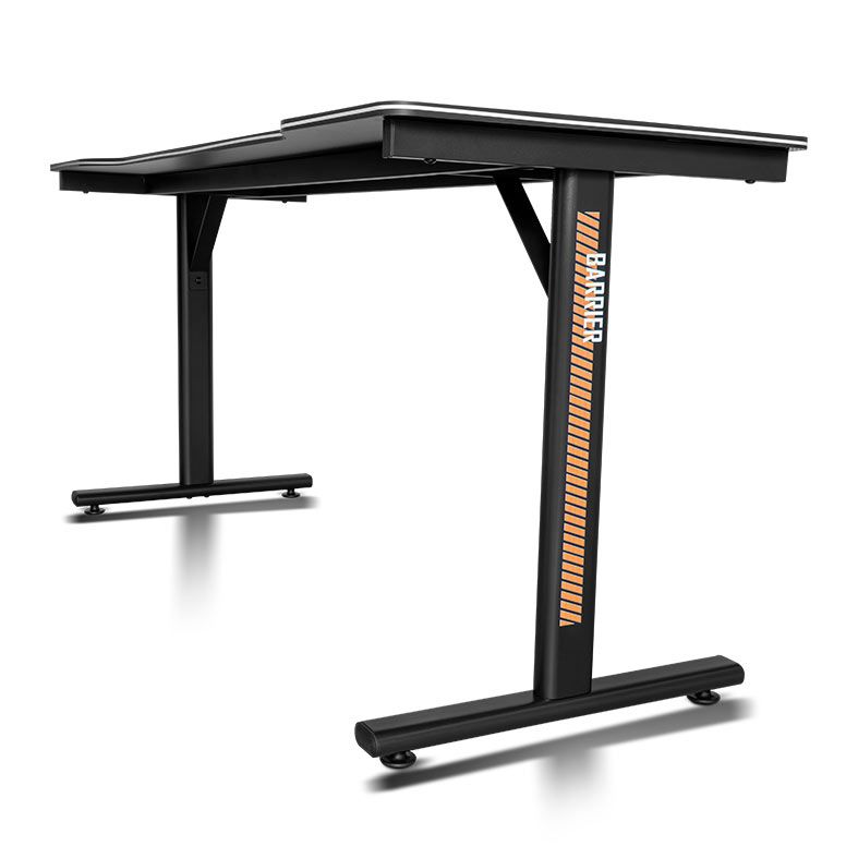 Mesa Gamer TGT Barrier, 140cm, Preto, TGT-BRR-BK01