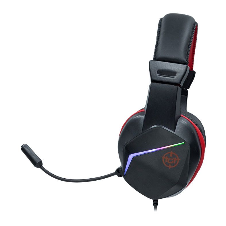 OPENBOX Headset Gamer TGT Diver, Rainbow, Drivers 40mm, Preto, TGT-DVR-RGB01