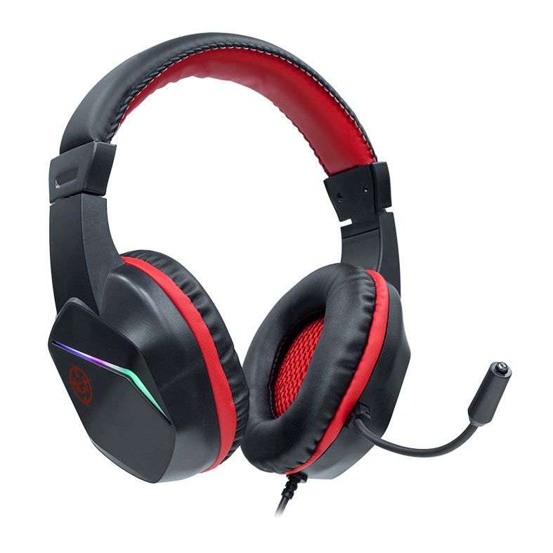 OPENBOX Headset Gamer TGT Diver, Rainbow, Drivers 40mm, Preto, TGT-DVR-RGB01