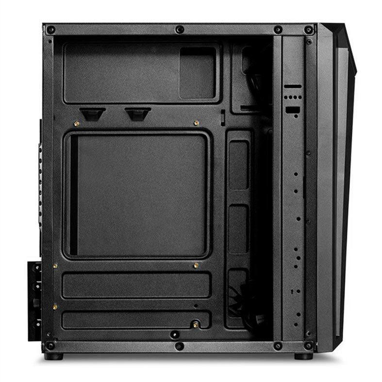 Gabinete Gamer TGT Erion, RGB, Lateral Acrilico, Com 2 Fans, Preto, TGT-ERN-RGB01