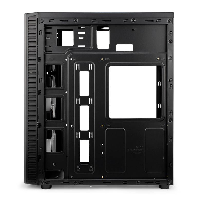 Gabinete Gamer TGT F-22 Lateral De Acrilico Preto, TGT-F22-RGB01