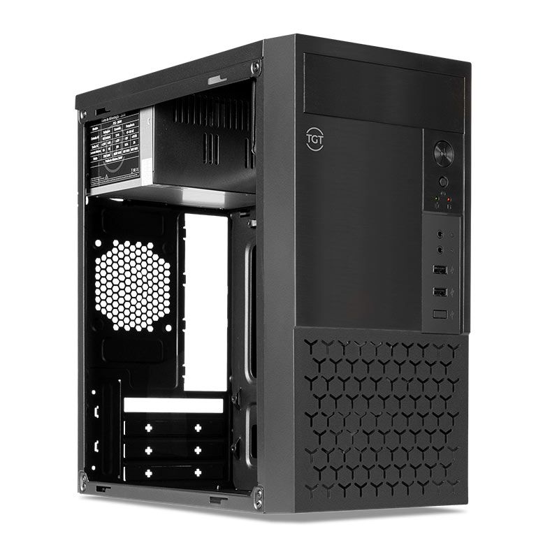 Gabinete TGT H100, Com Fonte 200W, Preto, TGT-H100PSU-BK