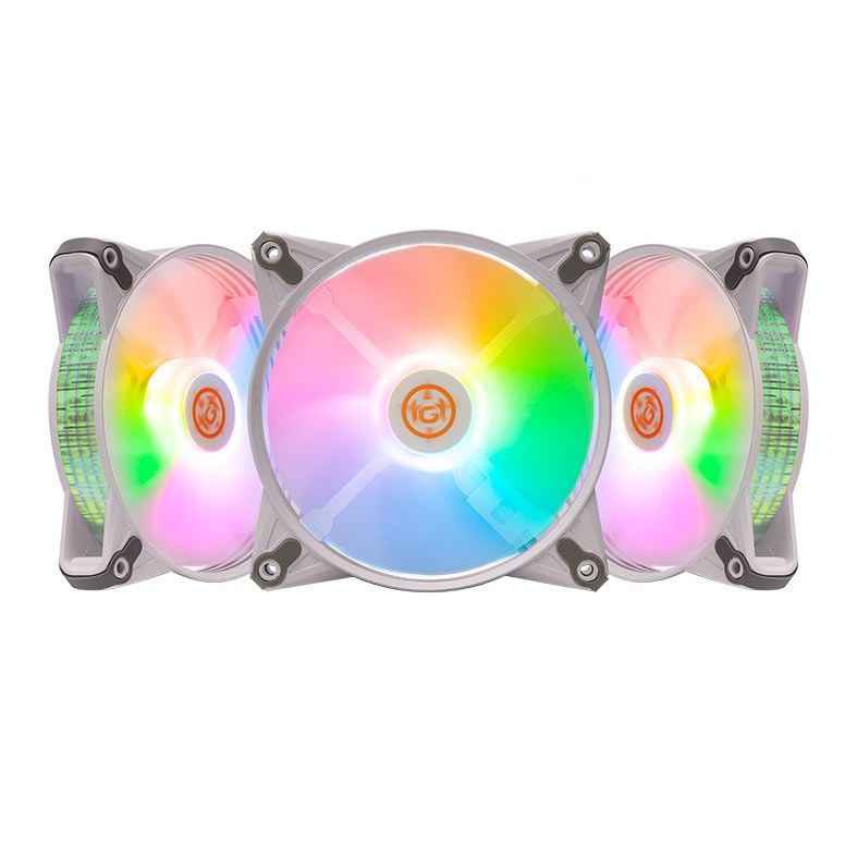 OPENBOX Kit Ventoinhas TGT Humber, ARGB, 3x120mm, Branca, TGT-HR3-WH01