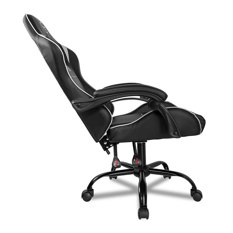 Cadeira Gamer TGT Heron TC, Espuma Moldada, Preto e Cinza, TGT-HRTC-BL02
