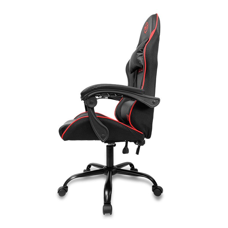 Cadeira Gamer TGT Heron TC, Preto e Vermelho, TGT-HRTC-BR01