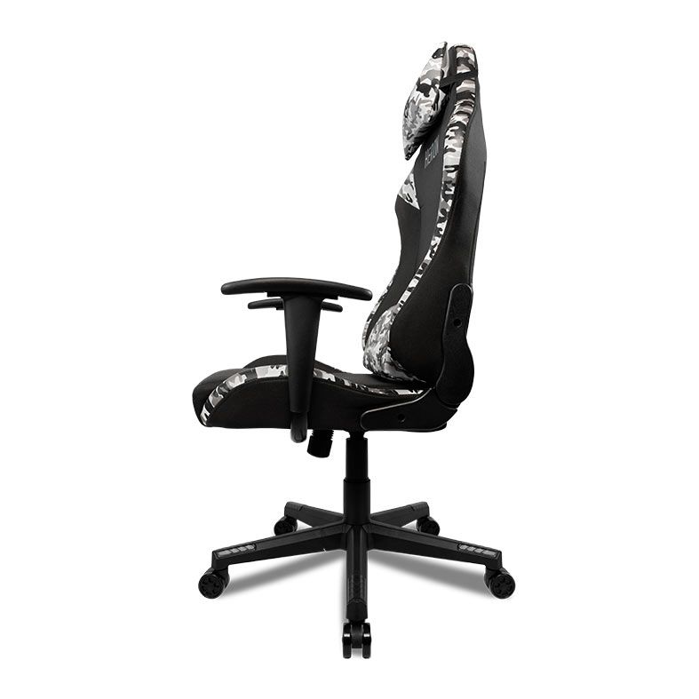 Cadeira Gamer TGT Heron TX Tecido, Preto e Camuflado, TGT-HRTX-CM01