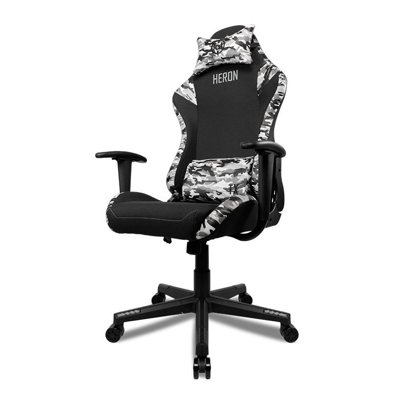 Cadeira Gamer TGT Heron TX Tecido, Preto e Camuflado, TGT-HRTX-CM01
