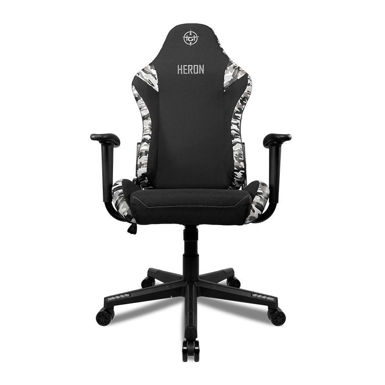 Cadeira Gamer TGT Heron TX Tecido, Preto e Camuflado, TGT-HRTX-CM01